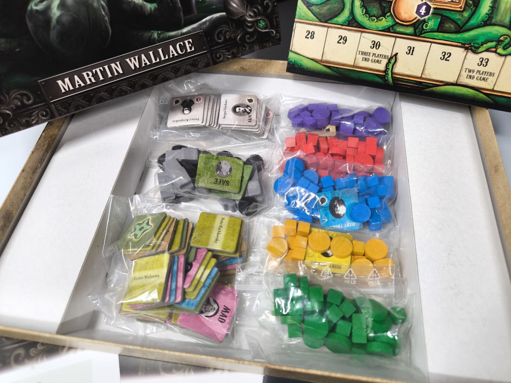 A Study in Emerald Brettspiel 1st Ed 2013 Wallace Gaiman Cthulhu OOP TOP - nerdyvana.com