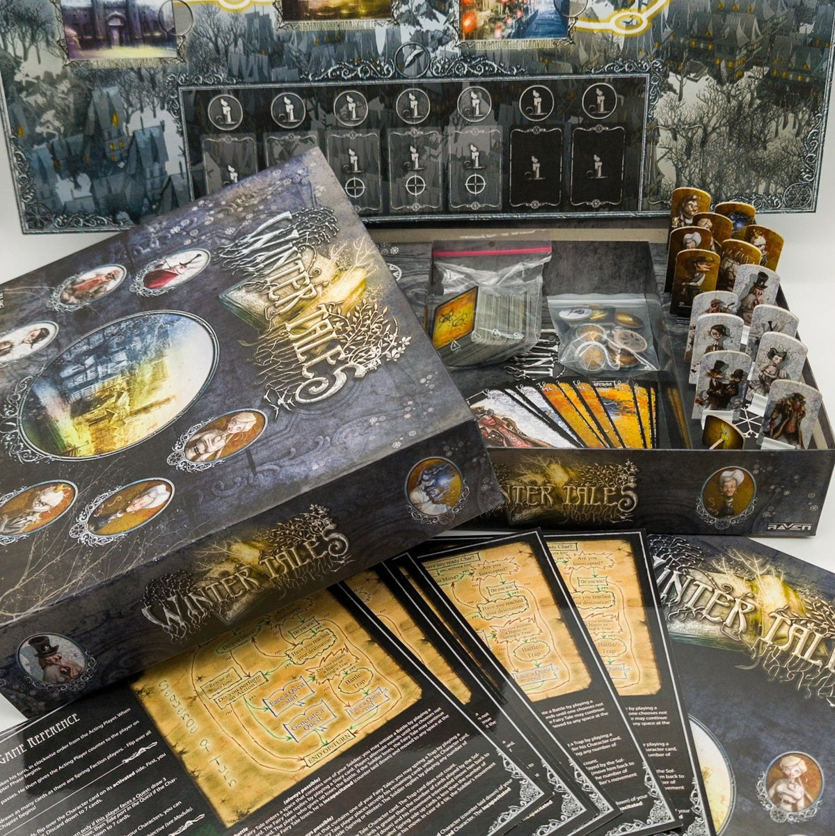 Albe Pavo Winter Tales erzählerisches Brettspiel 2012 neuwertig Sammlerzustand - nerdyvana.com