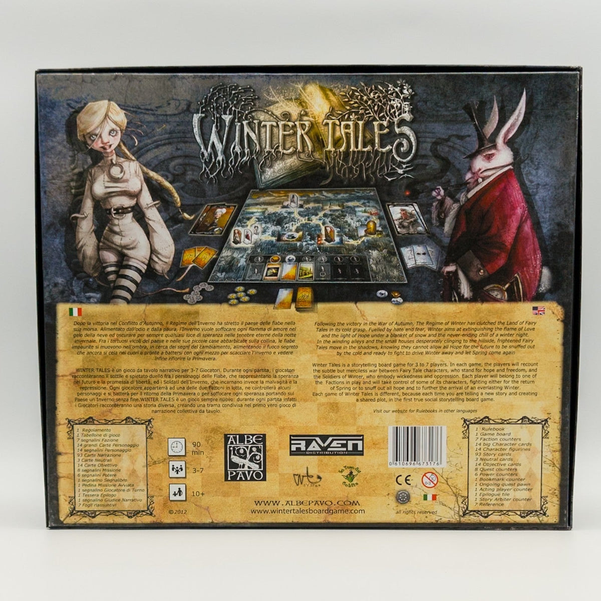 Albe Pavo Winter Tales erzählerisches Brettspiel 2012 neuwertig Sammlerzustand - nerdyvana.com