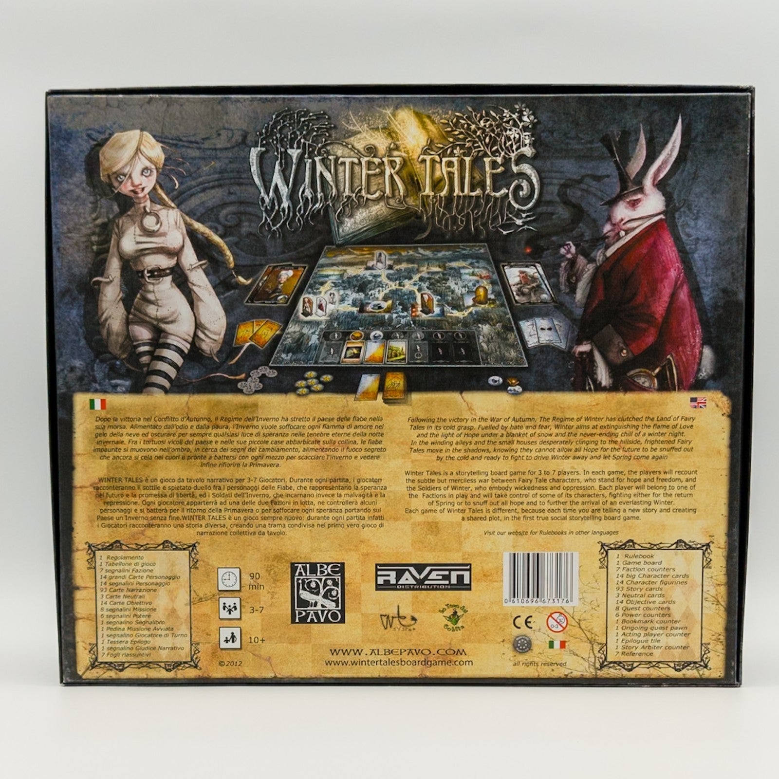 Albe Pavo Winter Tales erzählerisches Brettspiel 2012 neuwertig Sammlerzustand Zweitbild