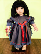 Anette Himstedt Künstlerpuppe Shireem 65cm Vinyl 1991/92 mit Zertifikat Sammler - nerdyvana.com