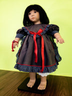Anette Himstedt Künstlerpuppe Shireem 65cm Vinyl 1991/92 mit Zertifikat Sammler - nerdyvana.com