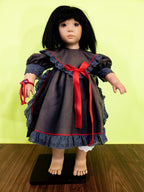 Anette Himstedt Künstlerpuppe Shireem 65cm Vinyl 1991/92 mit Zertifikat Sammler - nerdyvana.com
