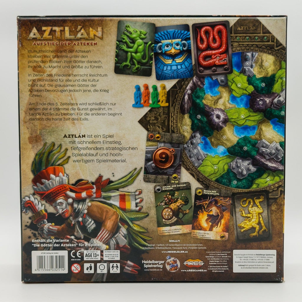 Ares Games Aztlán Aufstieg der Azteken Strategie Brettspiel komplett gebraucht - nerdyvana.com