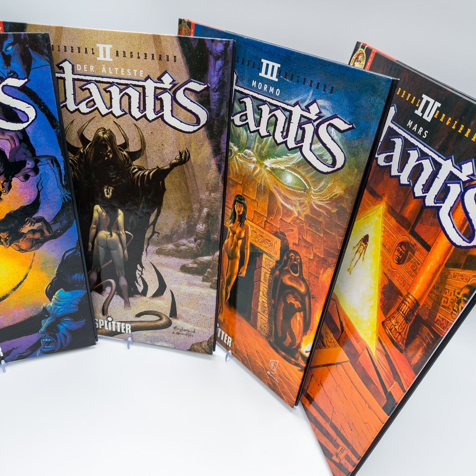 Atlantis Fantasy Comicreihe Band 1–4 Froideval Angleraud Splitter Kult Editionen - nerdyvana.com