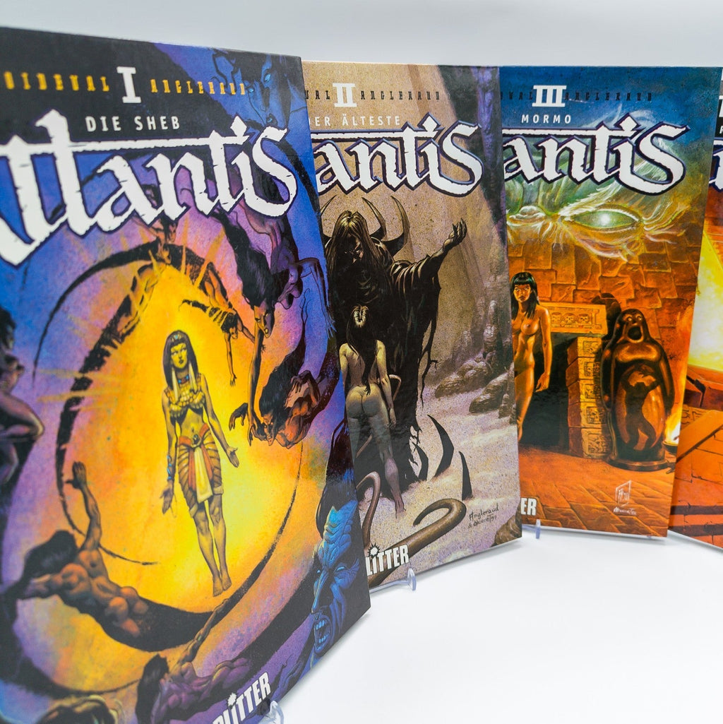 Atlantis Fantasy Comicreihe Band 1–4 Froideval Angleraud Splitter Kult Editionen - nerdyvana.com
