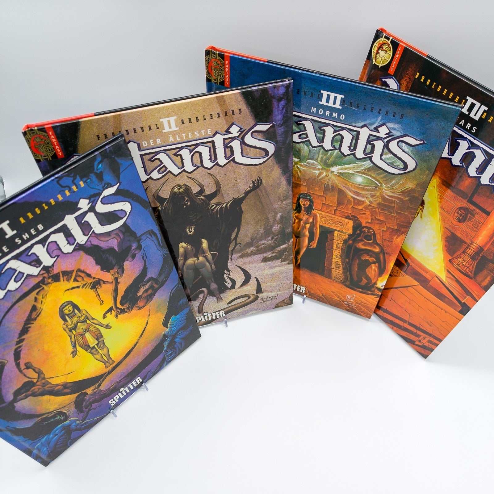 Atlantis Fantasy Comicreihe Band 1–4 Froideval Angleraud Splitter Kult Editionen Zweitbild
