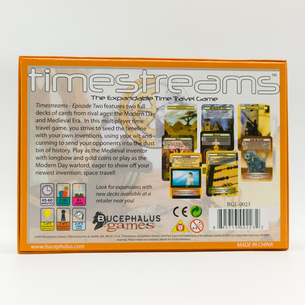 Bucephalus Games Timestreams Medieval vs Modern Day Kartenspiel 2009 Sammler - nerdyvana.com