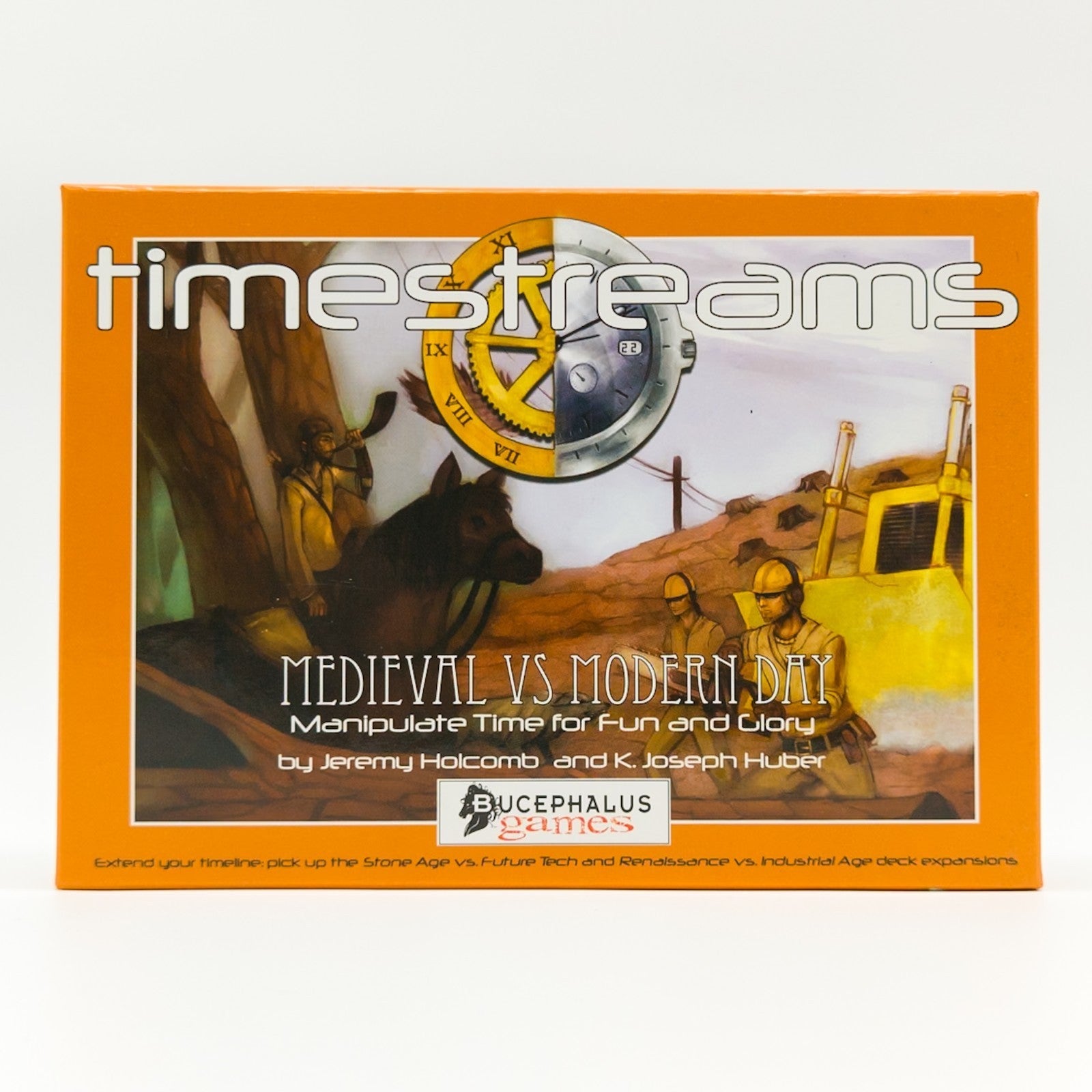 Bucephalus Games Timestreams Medieval vs Modern Day Kartenspiel 2009 Sammler - nerdyvana.com Hauptbild