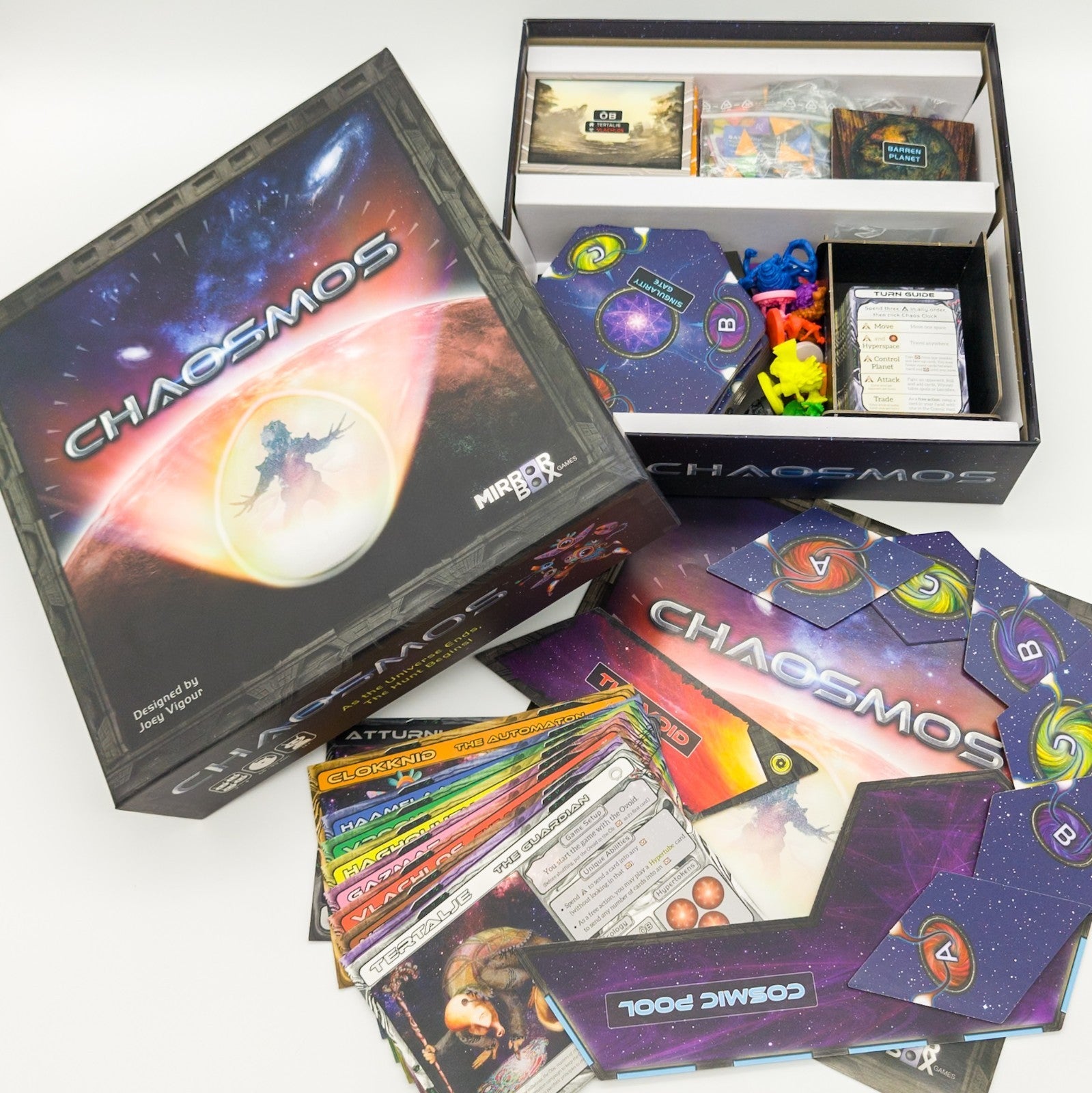 Chaosmos Taktik Brettspiel Mirror Box Games komplett Sammlerzustand 2014 - nerdyvana.com