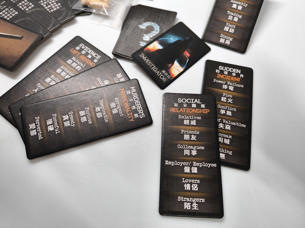 CS Files Brettspiel Deduktion Mordfall Boardgame Jolly Thinkers OVP komplett EN - nerdyvana.com