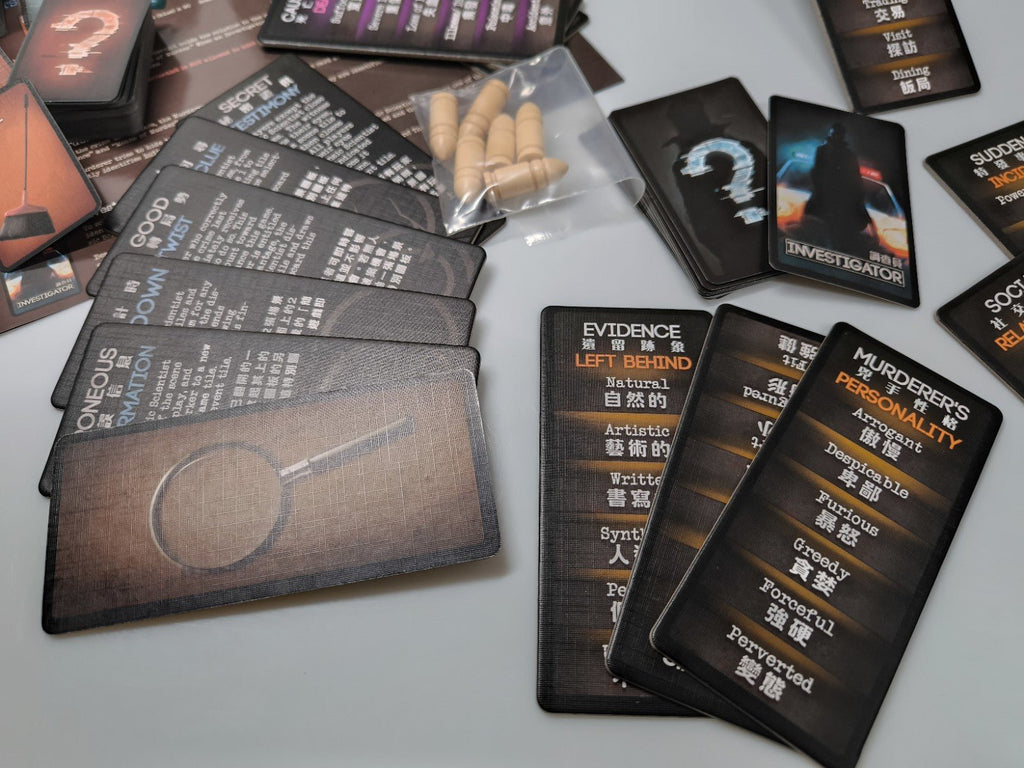 CS Files Brettspiel Deduktion Mordfall Boardgame Jolly Thinkers OVP komplett EN - nerdyvana.com