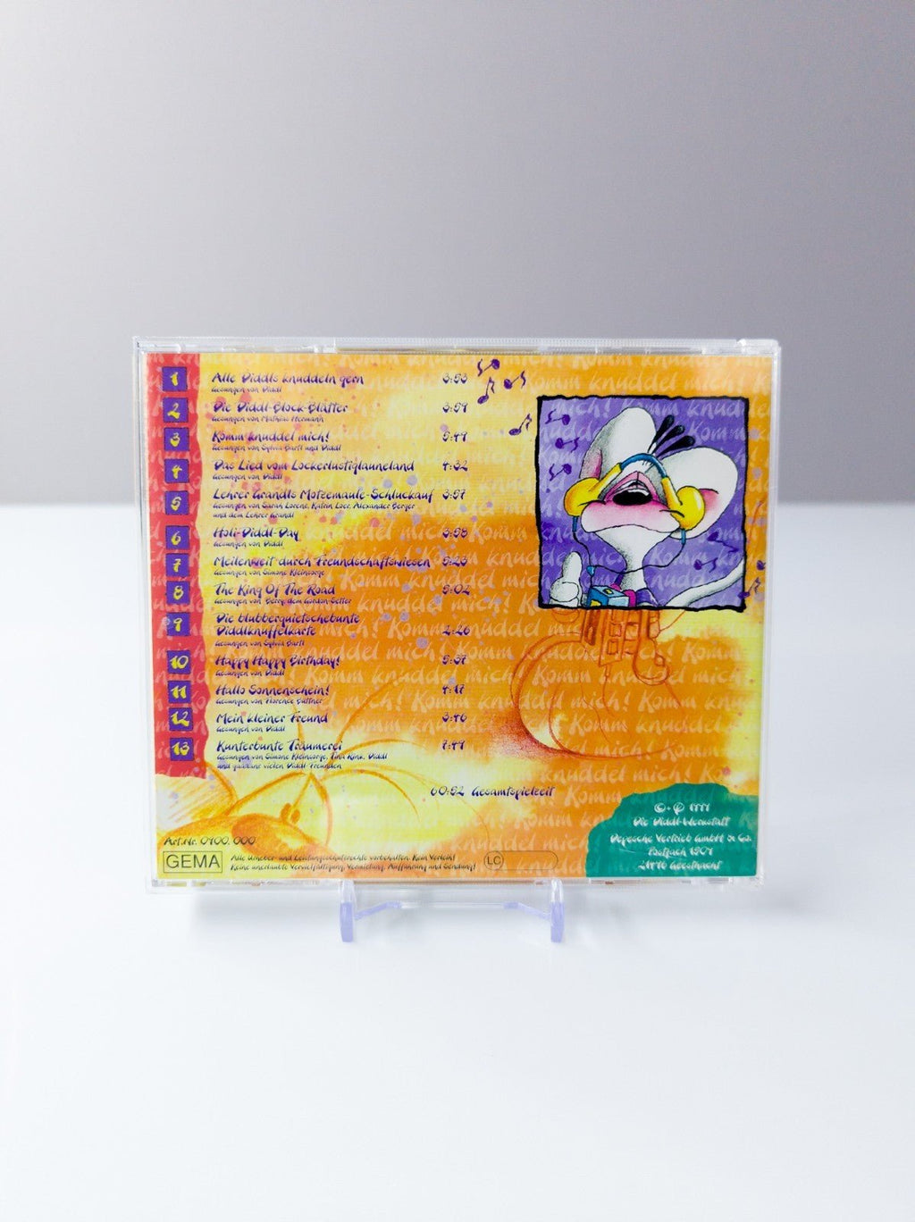 Depesche Diddl CD Komm knuddel mich! 13 90er Hits + Freundschaftsarmband TOP - nerdyvana.com
