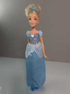Disney Hasbro Royal Shimmer Doll Aschenputtel 2012 Puppe blau Kleid Krone - nerdyvana.com
