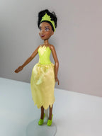 Disney Hasbro Royal Shimmer Doll Tiana 2012 Puppe grün Kleid Schuhe Krone - nerdyvana.com