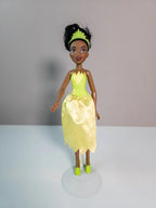 Disney Hasbro Royal Shimmer Doll Tiana 2012 Puppe grün Kleid Schuhe Krone - nerdyvana.com