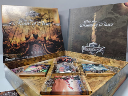Existenz On the Ruins of Chaos Brettspiel komplett Karten Figuren Regeln OVP - nerdyvana.com