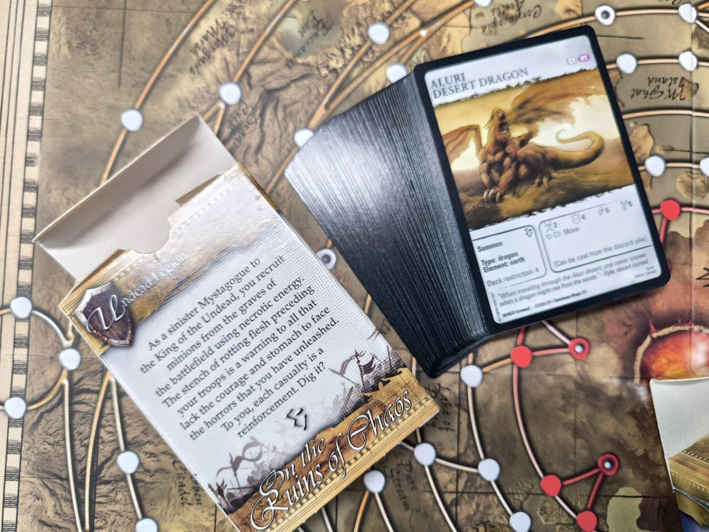 Existenz On the Ruins of Chaos Brettspiel komplett Karten Figuren Regeln OVP - nerdyvana.com