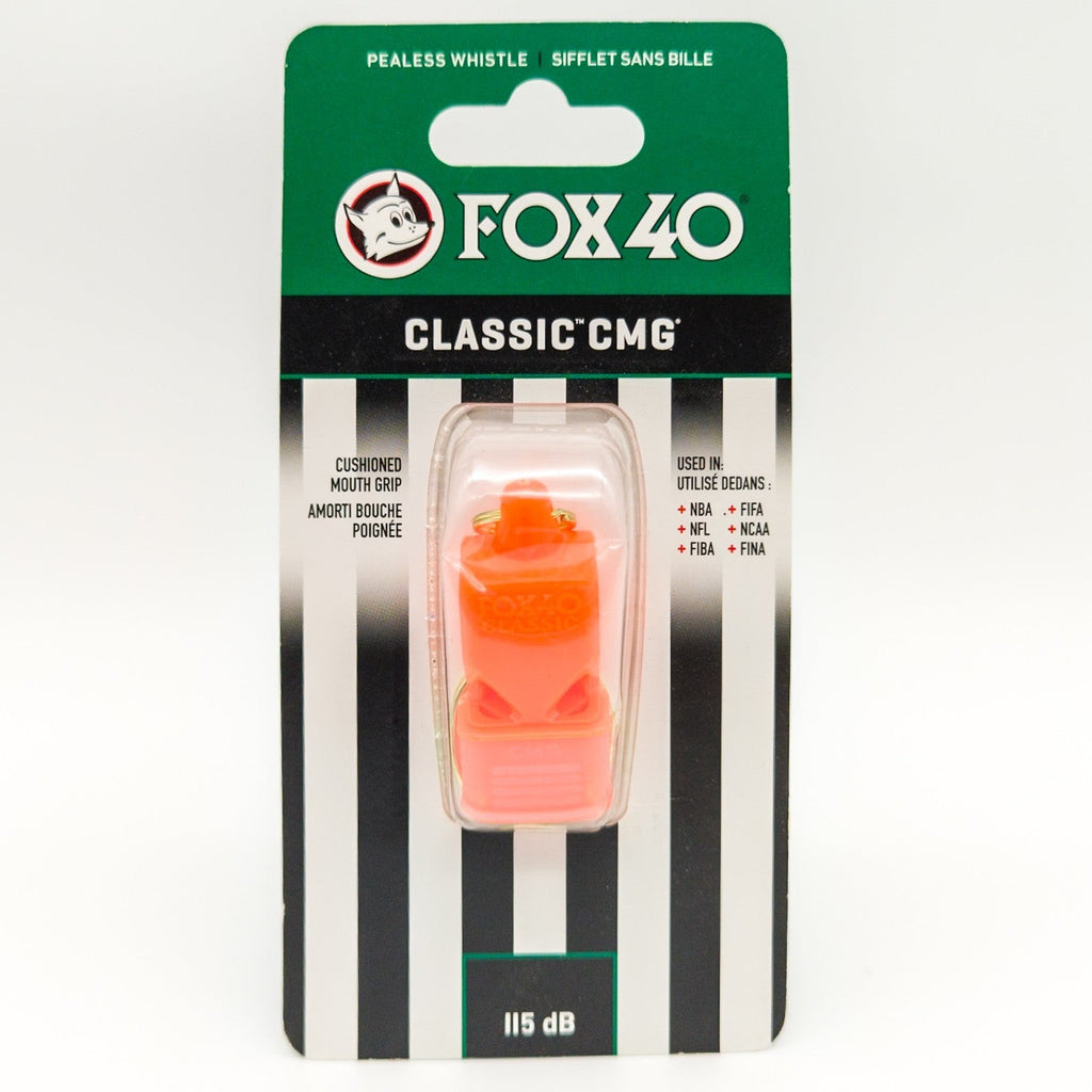 Fox 40 Classic CMG Drillerpfeife orange 115 dB Pfeife für Schiedsrichter NEU OVP - nerdyvana.com