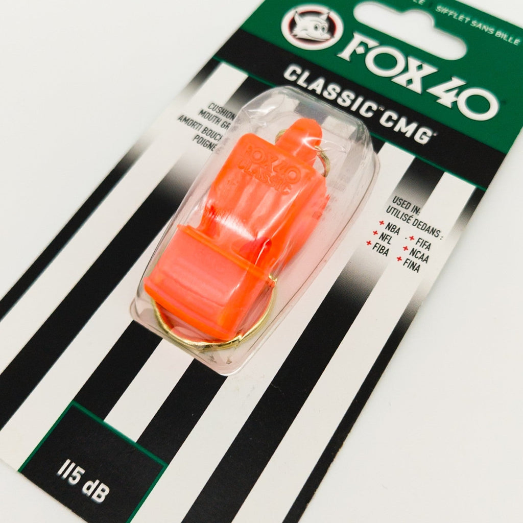 Fox 40 Classic CMG Drillerpfeife orange 115 dB Pfeife für Schiedsrichter NEU OVP - nerdyvana.com