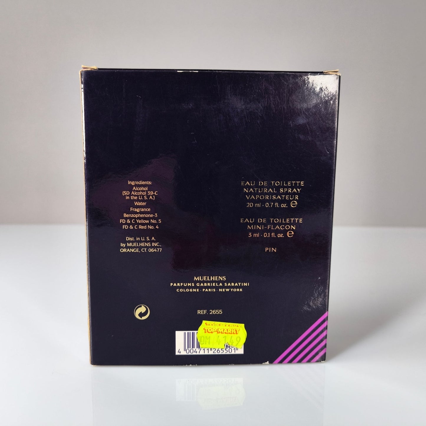 Gabriela Sabatini Duft-Set – EdT 20 ml + Mini 3 ml + Sammler-Pin – Vintage OVP - nerdyvana.com