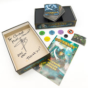 Gen X Games Covenant El Pacto Kartenspiel signiert vom Designer Essen Messe 2016 - nerdyvana.com