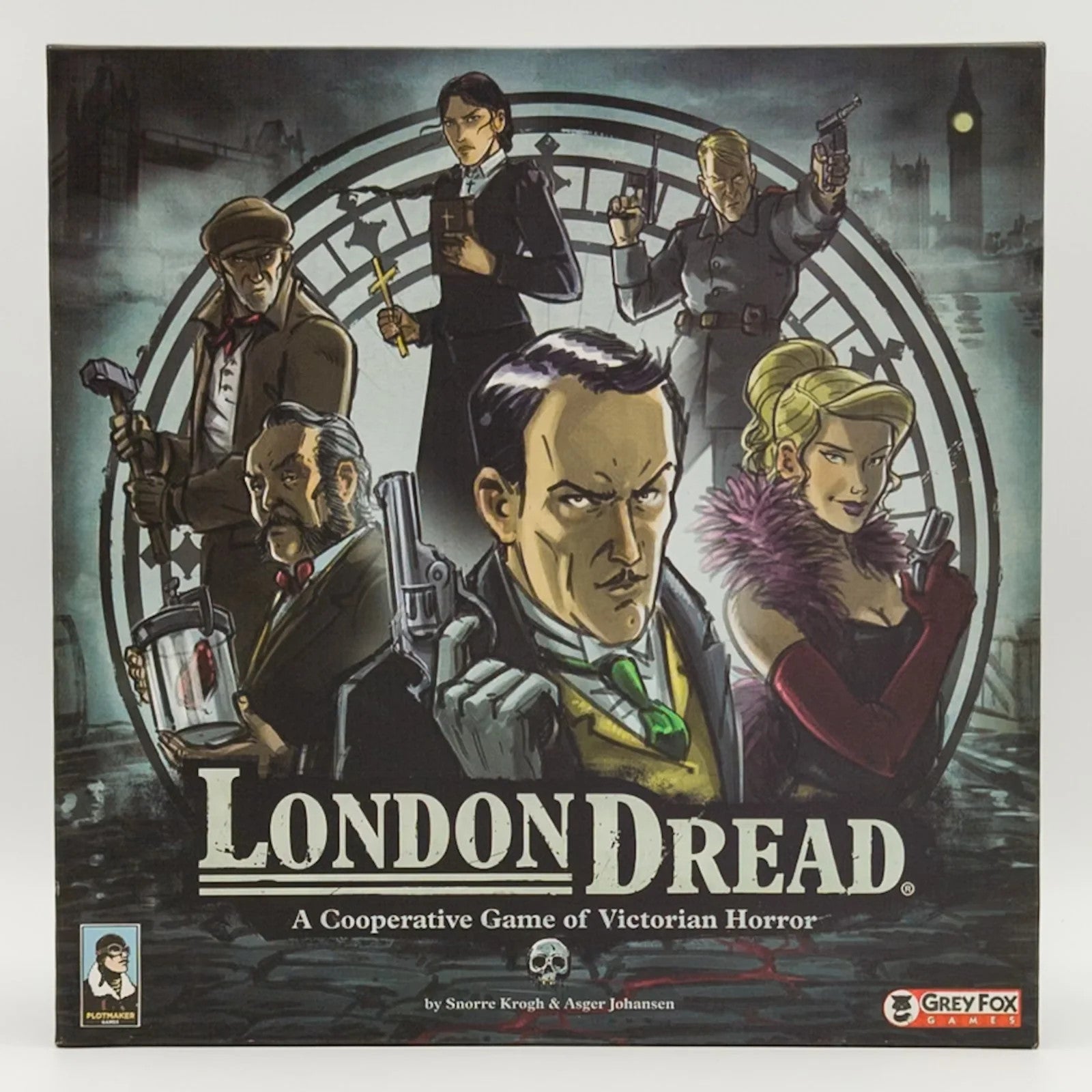 Grey Fox Games London Dread Brettspiel kooperativ Victorian Horror komplett TOP - nerdyvana.com Hauptbild