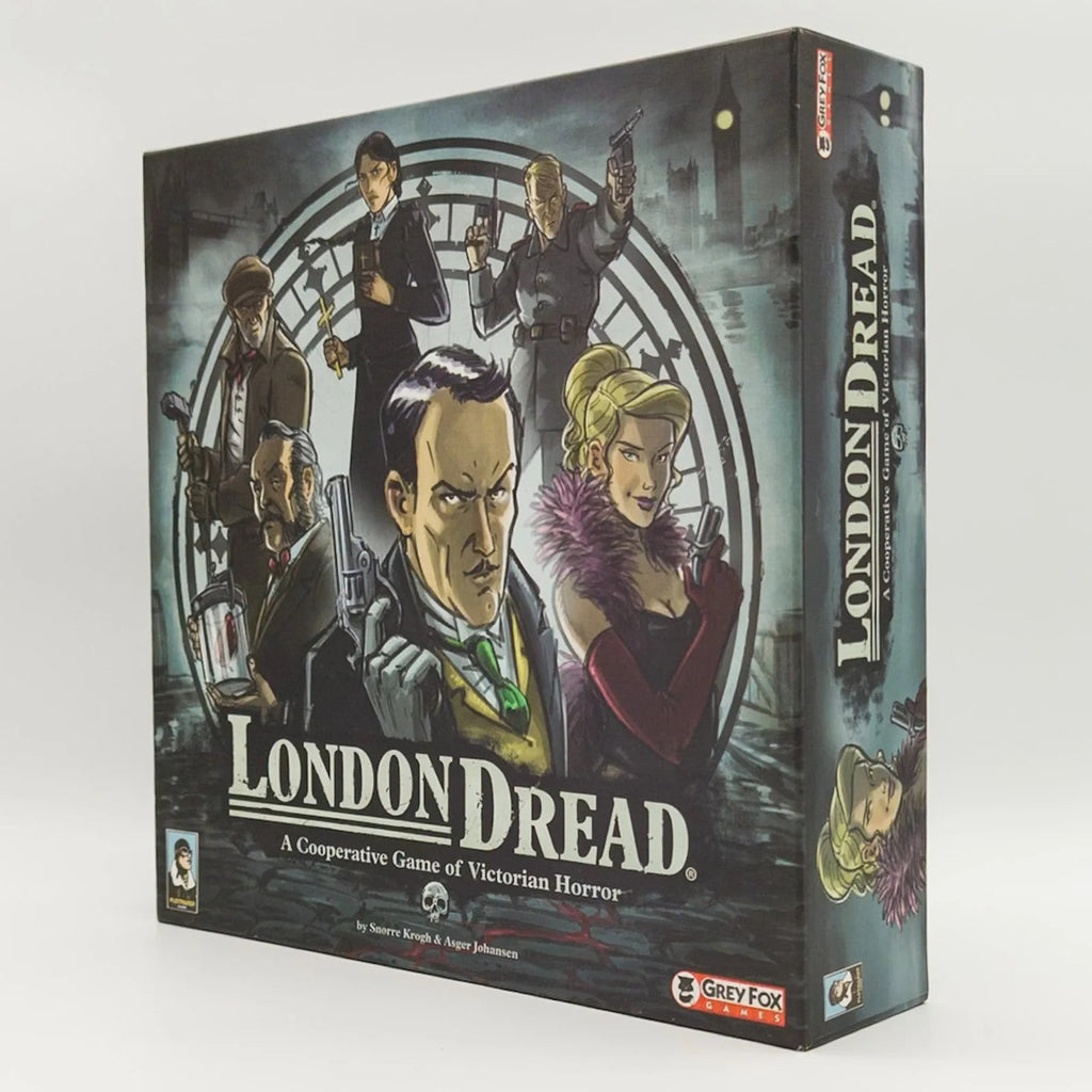 Grey Fox Games London Dread Brettspiel kooperativ Victorian Horror komplett TOP - nerdyvana.com