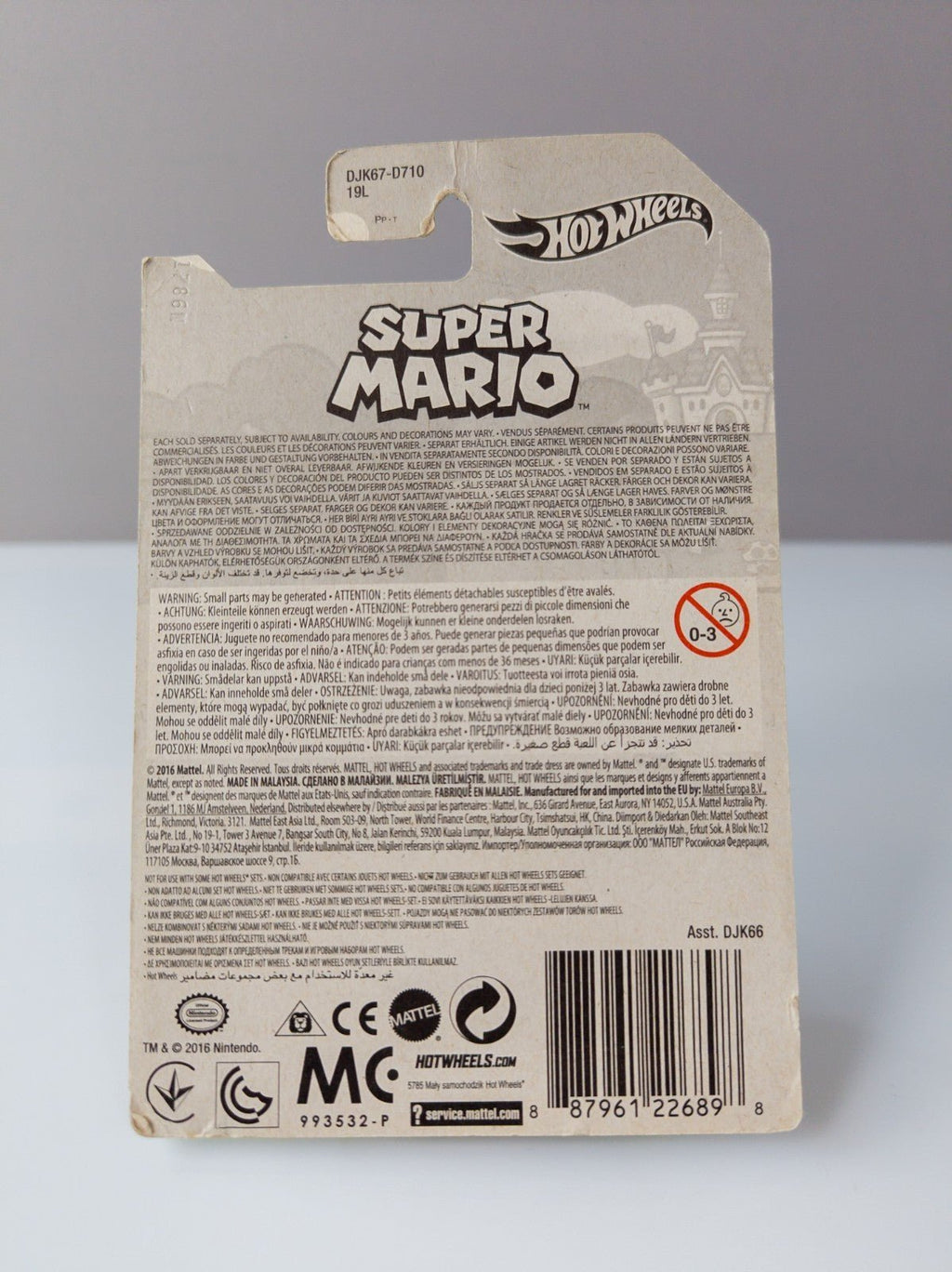 Hot Wheels Super Mario Bully Goat Prinzessin Peach Mattel Auto NEU OVP 2016 - nerdyvana.com