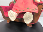 Käthe Kruse Stoffpuppe 37 cm 1980er Zöpfe Rot - Grün Kleid Sammler Vintage TOP - nerdyvana.com