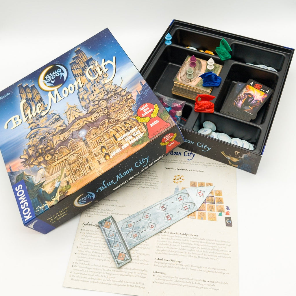 Kosmos Blue Moon City Brettspiel komplett Sammlerzustand 2006 Spiel des Jahres - nerdyvana.com