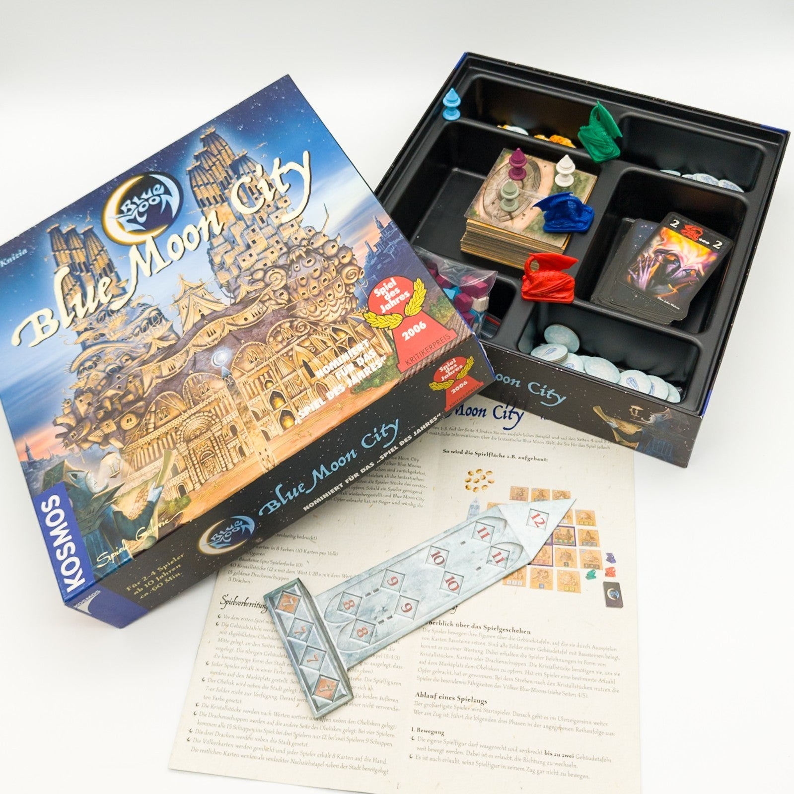Kosmos Blue Moon City Brettspiel komplett Sammlerzustand 2006 Spiel des Jahres - nerdyvana.com