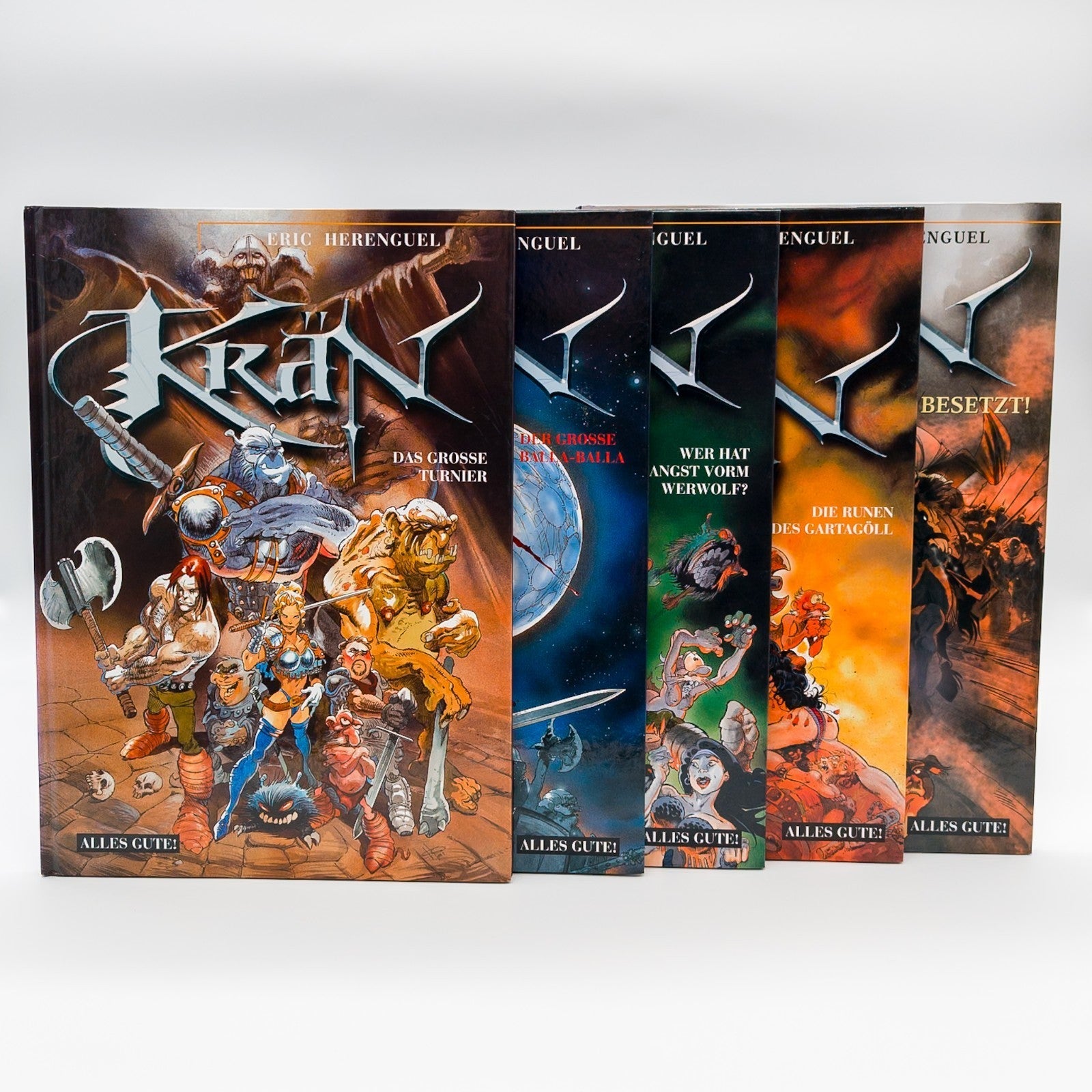 Krän Comic-Reihe Band 1–5 Erstauflage Eric Herenguel Alles Gute! Verlag komplett - nerdyvana.com Hauptbild