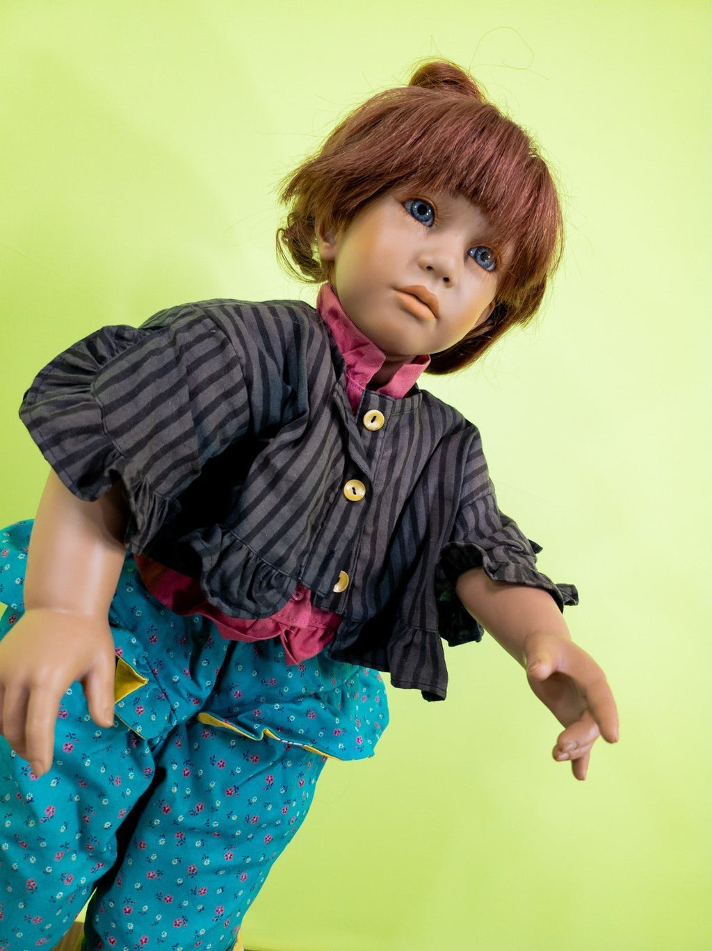 Künstlerpuppe Anette Himstedt Janka 65cm Vinyl Künstlerpuppe mit Zertifikat - nerdyvana.com
