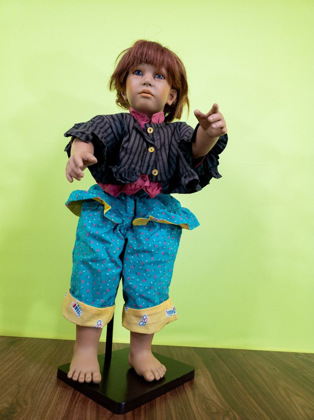 Künstlerpuppe Anette Himstedt Janka 65cm Vinyl Künstlerpuppe mit Zertifikat - nerdyvana.com