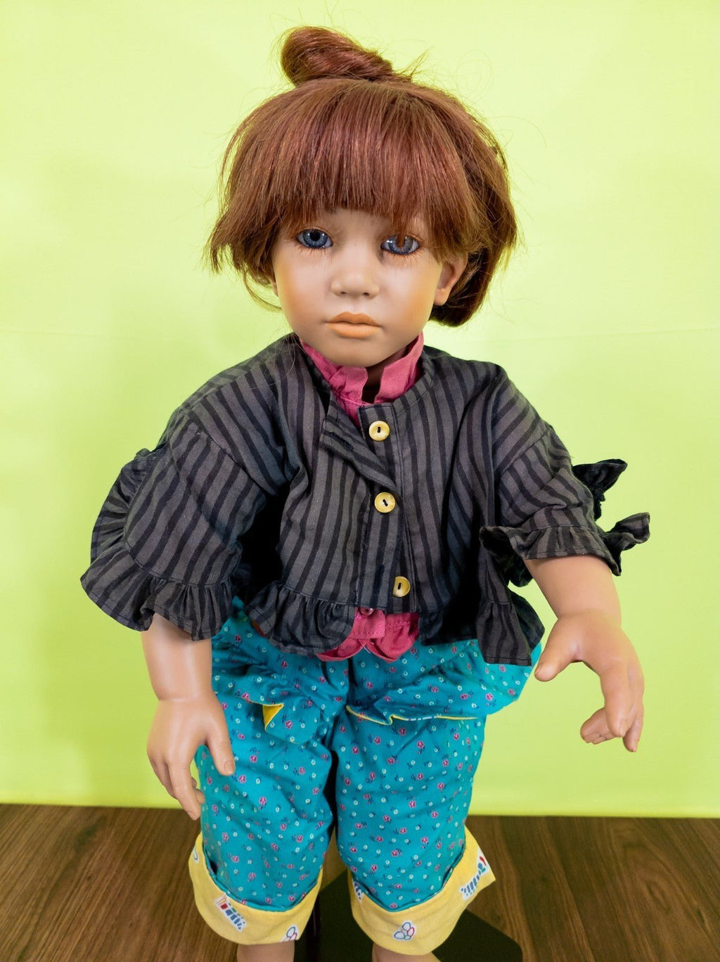 Künstlerpuppe Anette Himstedt Janka 65cm Vinyl Künstlerpuppe mit Zertifikat - nerdyvana.com