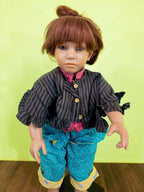Künstlerpuppe Anette Himstedt Janka 65cm Vinyl Künstlerpuppe mit Zertifikat - nerdyvana.com