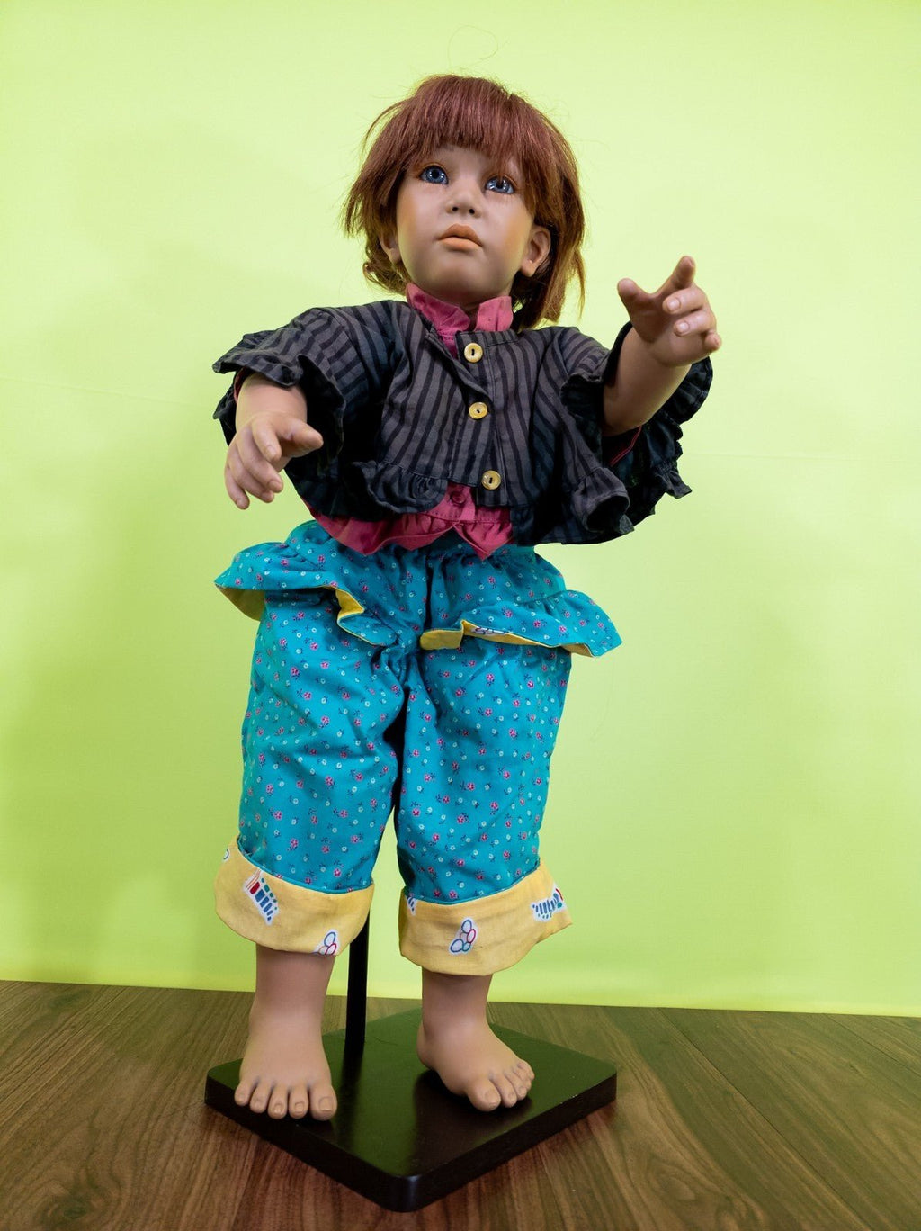 Künstlerpuppe Anette Himstedt Janka 65cm Vinyl Künstlerpuppe mit Zertifikat - nerdyvana.com