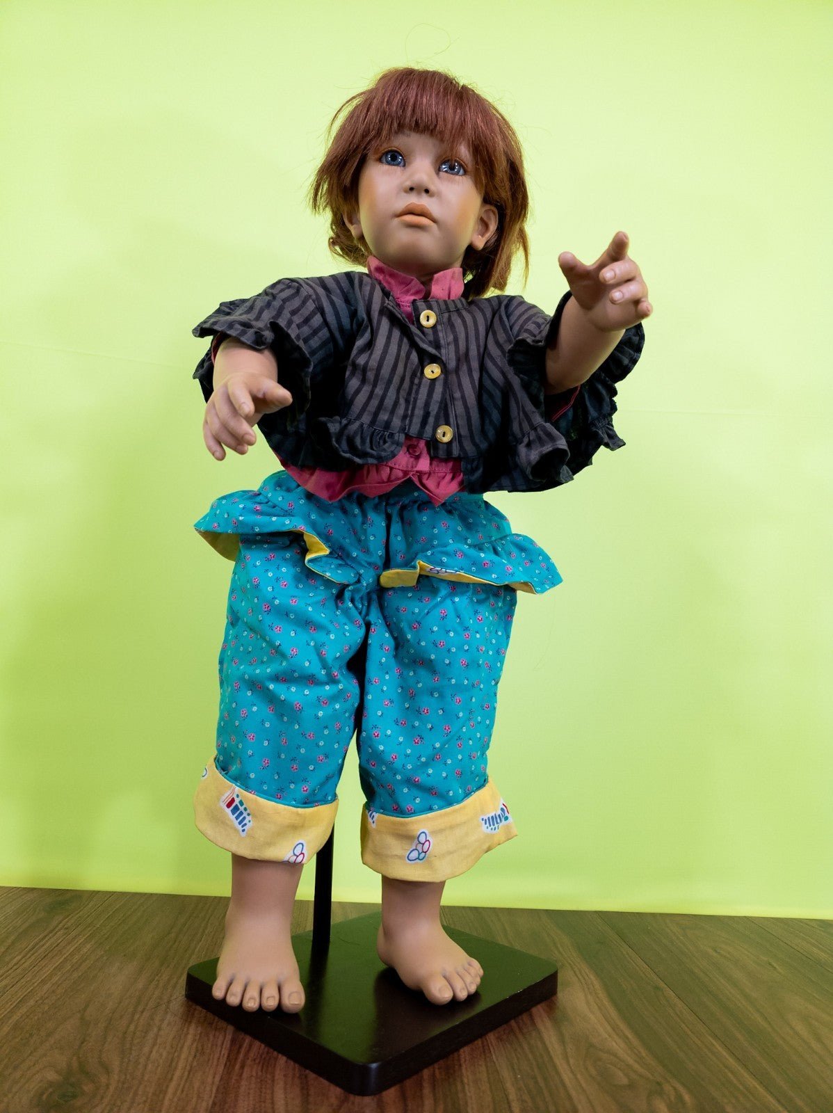 Künstlerpuppe Anette Himstedt Janka 65cm Vinyl Künstlerpuppe mit Zertifikat - nerdyvana.com
