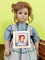Künstlerpuppe Anette Himstedt Käthe 70cm Vinyl Puppe Sammler Krankenschwester - nerdyvana.com