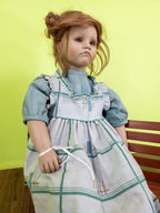 Künstlerpuppe Anette Himstedt Käthe 70cm Vinyl Puppe Sammler Krankenschwester - nerdyvana.com