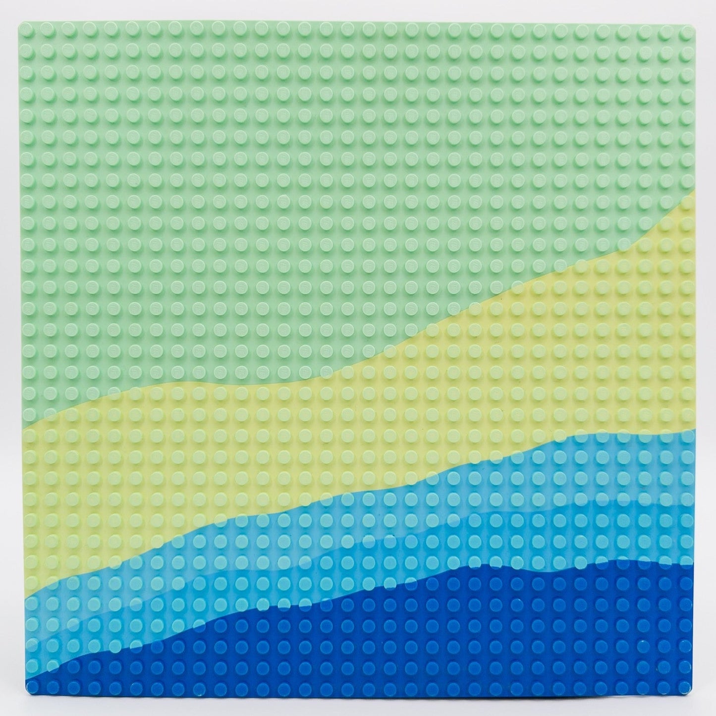 LEGO 1x Grundplatte 32x32 Paradisa Sand Meer Town blau grün beige 3811 - nerdyvana.com