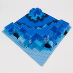 LEGO 3D Bauplatte blau Wasser Grundplatte Base 32x32 Aquazone 6195 6024px1 - nerdyvana.com