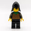 LEGO Castle Knights Kingdom I Minifigur Räuber 1 cas042 3844 schwarz Helm - nerdyvana.com