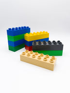 LEGO DUPLO 10x lange Bausteine 2x6 (12 Noppen) bunt gemischt gereinigt 2300 - nerdyvana.com
