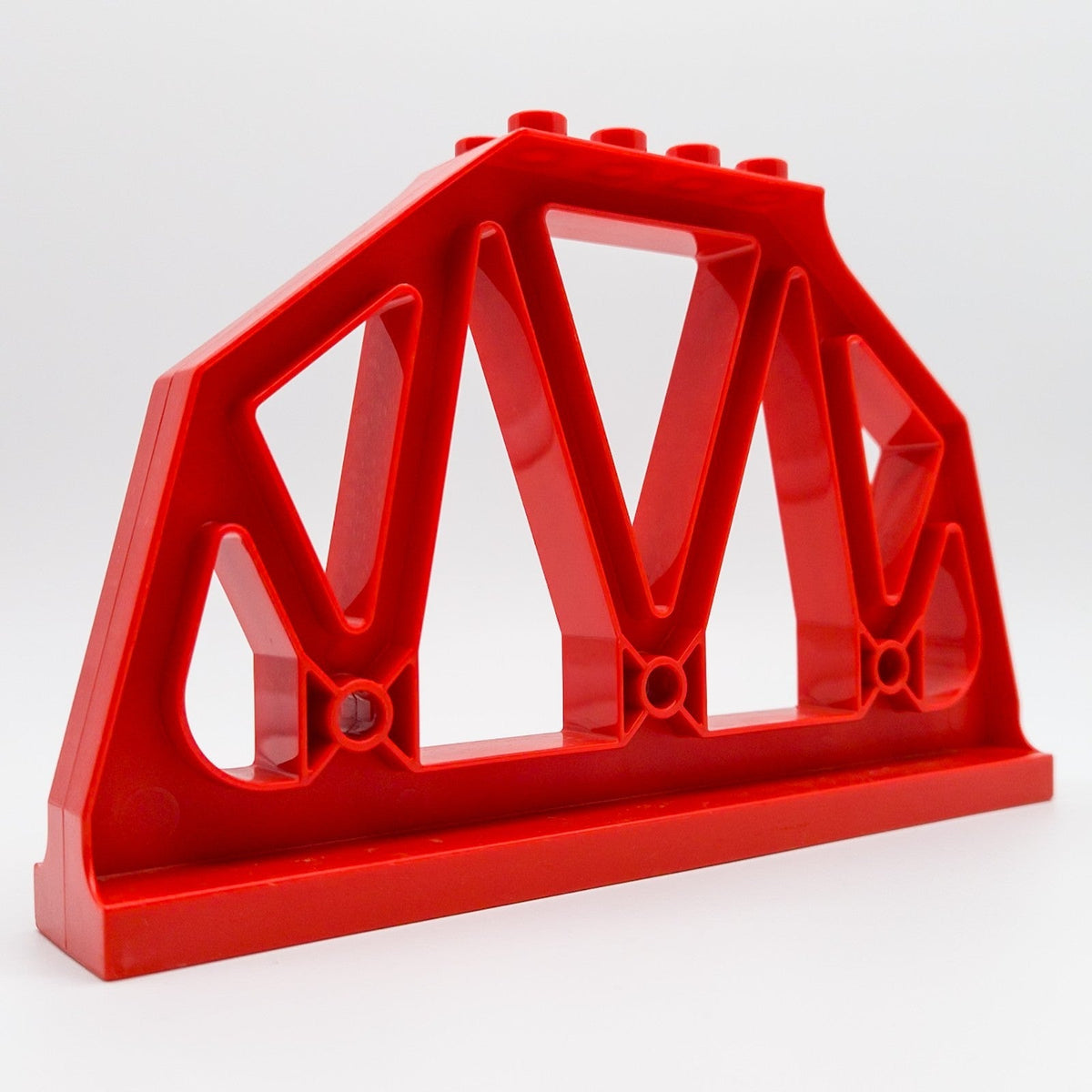 LEGO DUPLO 1x Brücke Brückenträger Bogen Geländer Eisenbahn rot Ersatzteil 51559 - nerdyvana.com