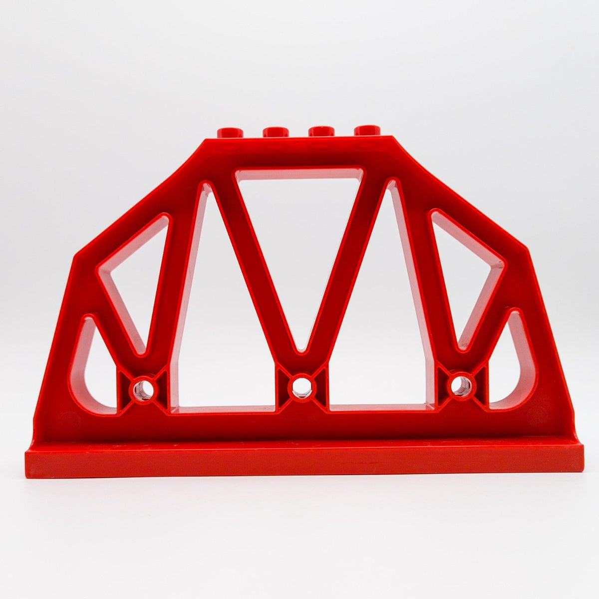 LEGO DUPLO 1x Brücke Brückenträger Bogen Geländer Eisenbahn rot Ersatzteil 51559 - nerdyvana.com