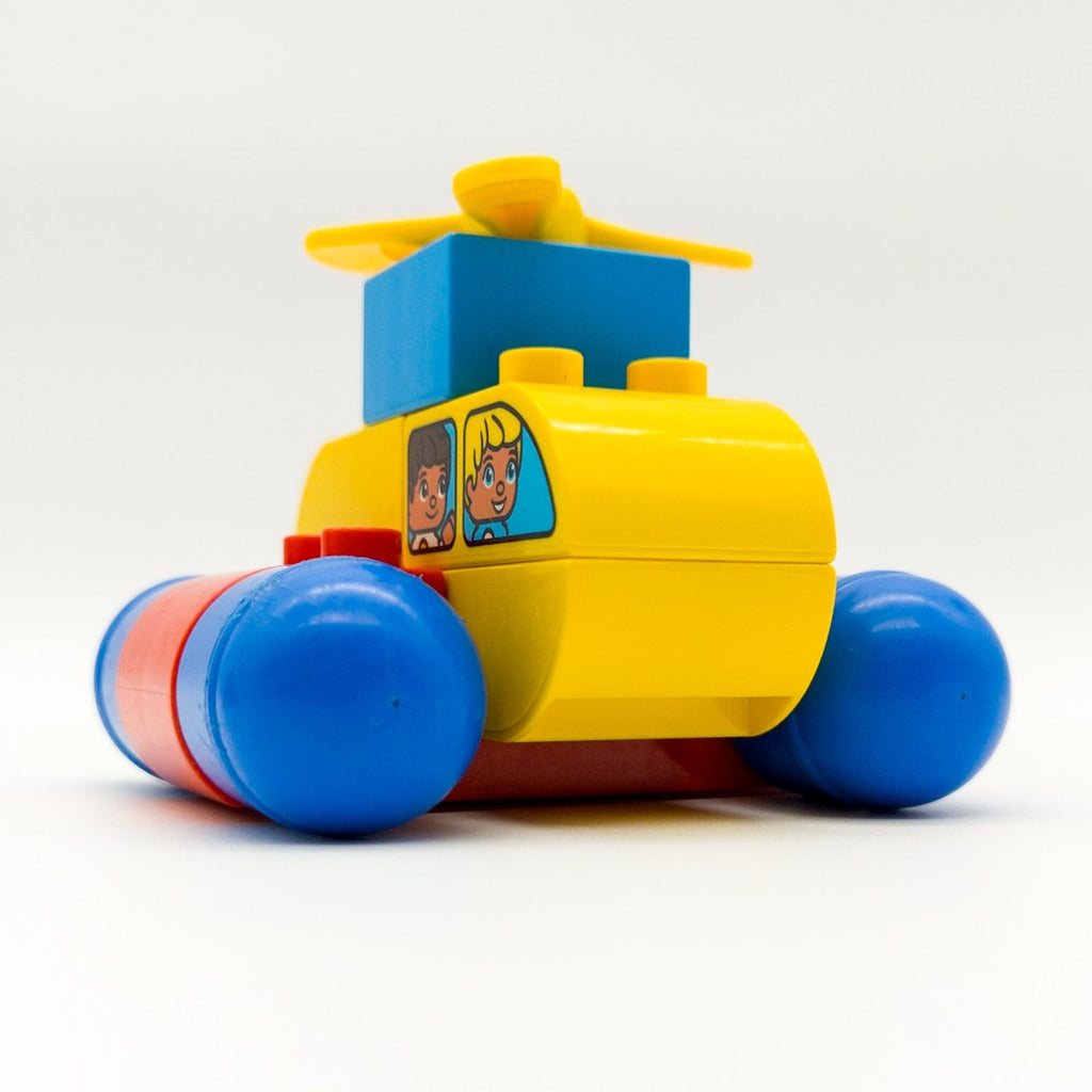 LEGO DUPLO 2 fantastische Vehikel 2000 rot blau Raketenmodul Autos nerdycustom - nerdyvana.com