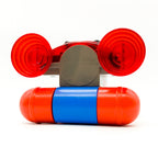 LEGO DUPLO 2 fantastische Vehikel 2000 rot blau Raketenmodul Autos nerdycustom - nerdyvana.com