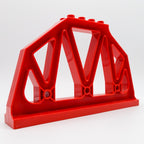 LEGO DUPLO 2x Brücke Brückenträger Bogen Geländer Eisenbahn rot Ersatzteil 51559 - nerdyvana.com